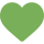 A green heart icon.